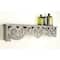 White Wood Farmhouse Wall Shelf, 10" x 48" x 8"